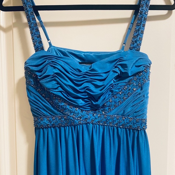 Adrianna Papell Blue Cocktail Dress 2P - Picture 2 of 8